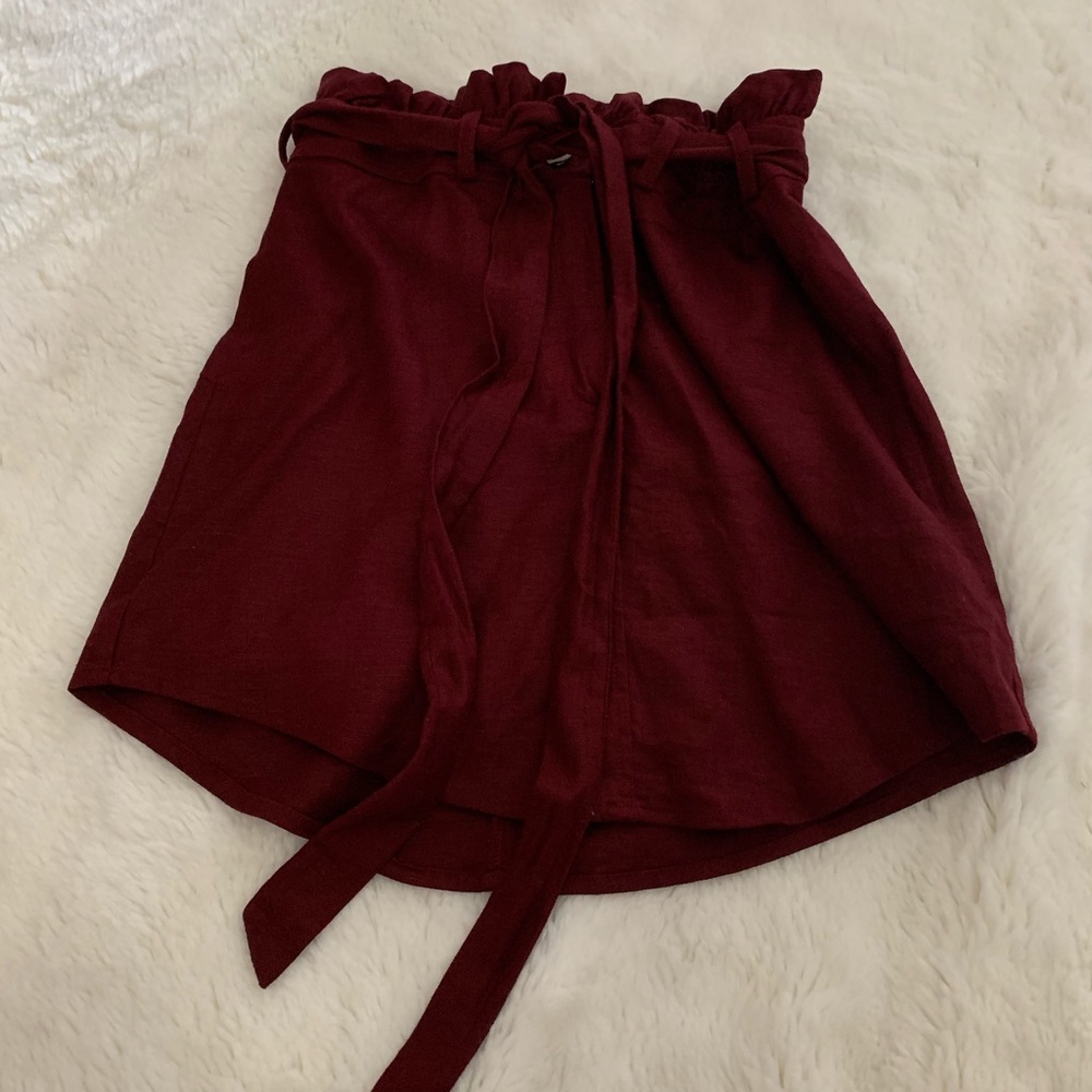 Line+Dot Matilda Skirt - Burgundy - Picture 4 of 6